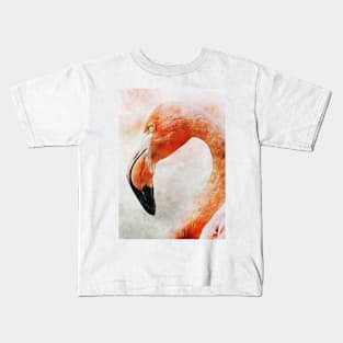 Flamingo Watercolor Kids T-Shirt